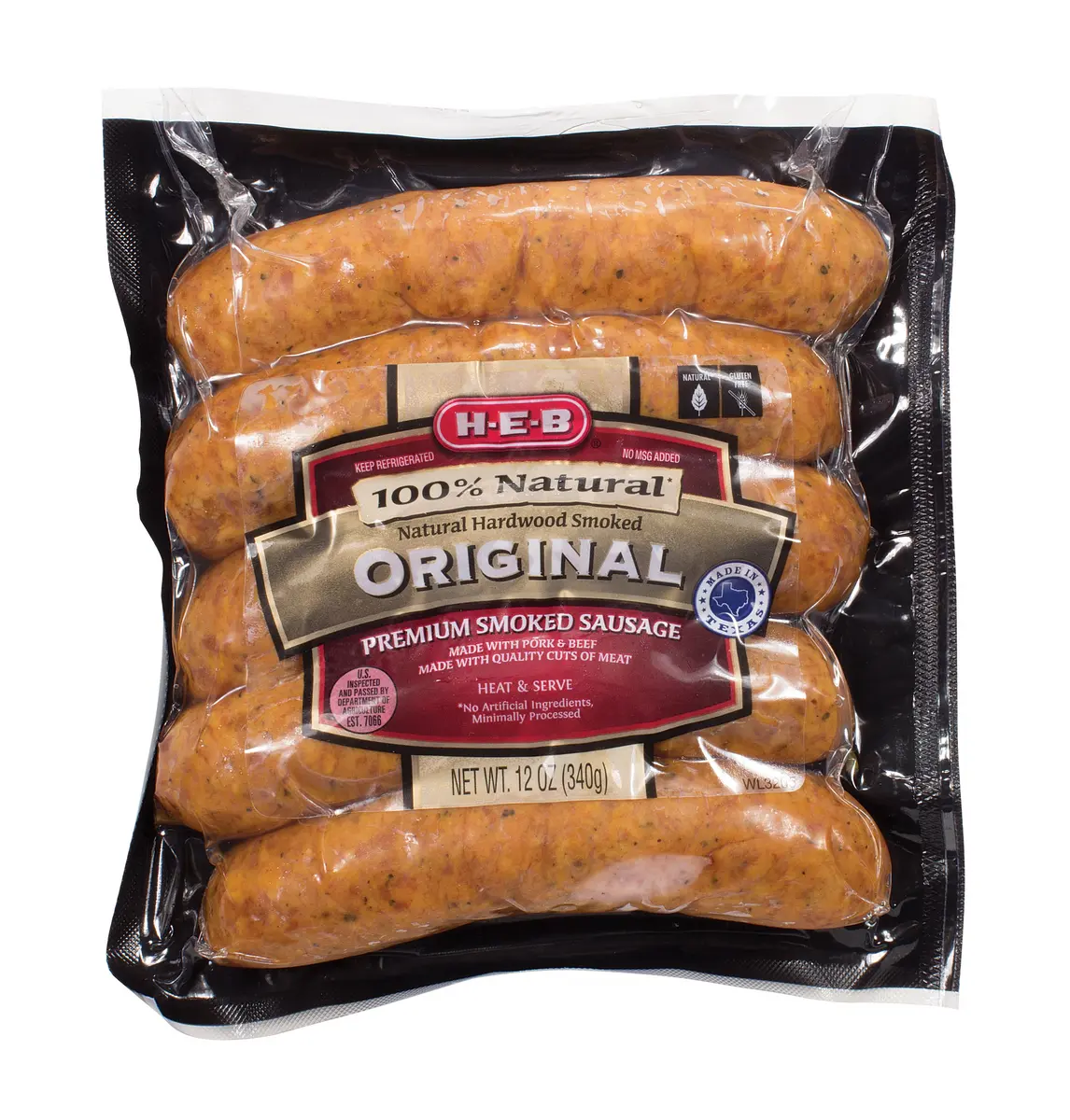 H-E-B smoked sausage