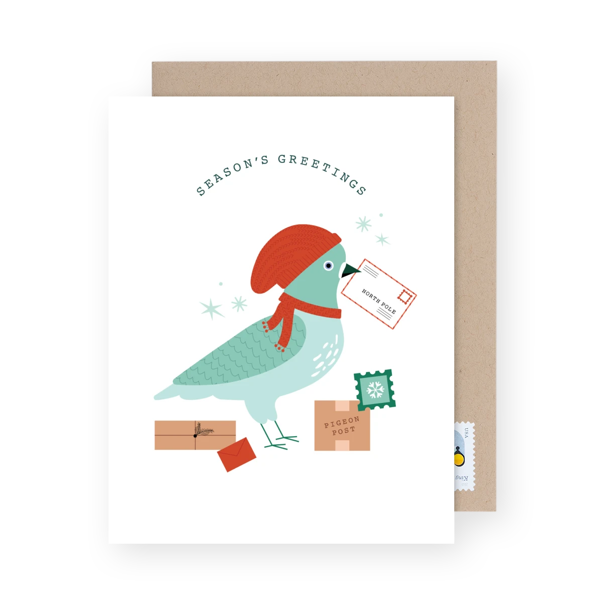 Illustrated greeting card