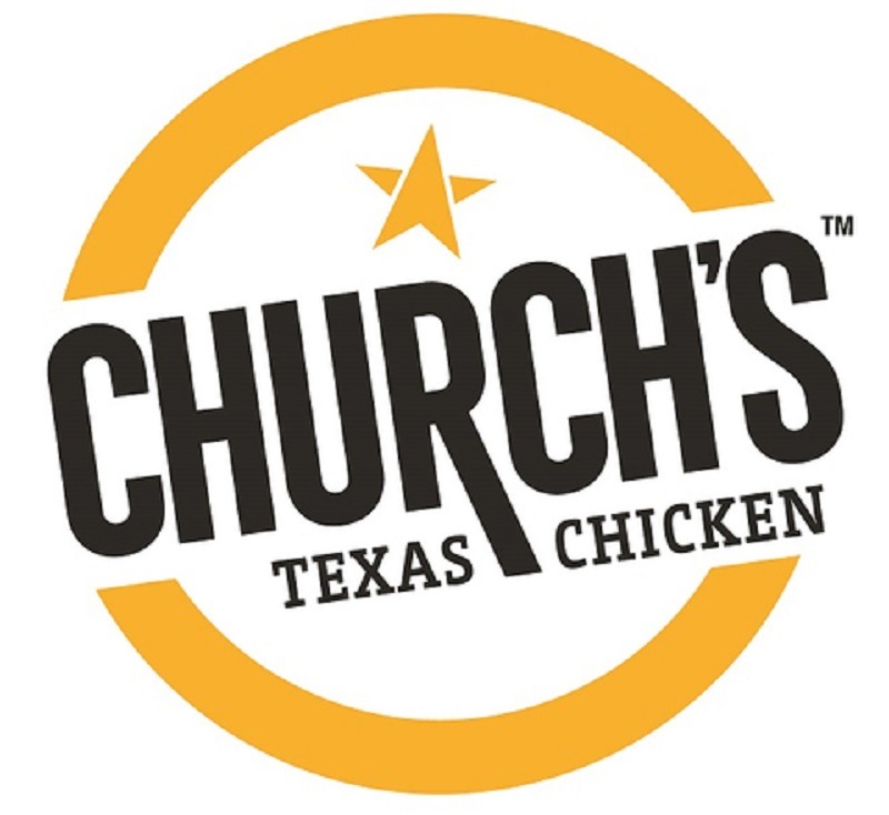 Church's logo for $0 delivery fee