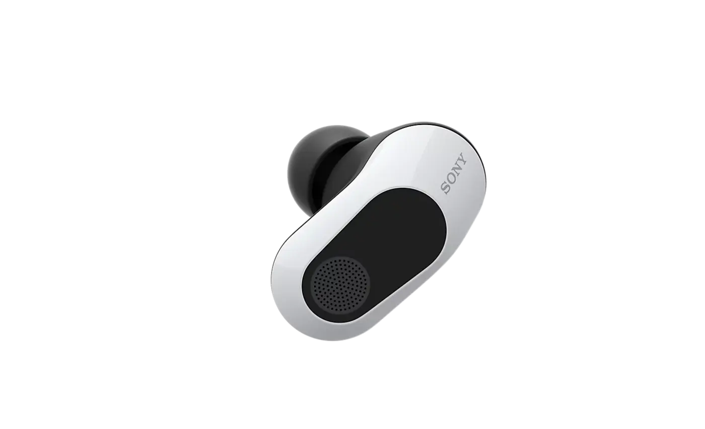 White Sony INZONE Buds gaming earbuds