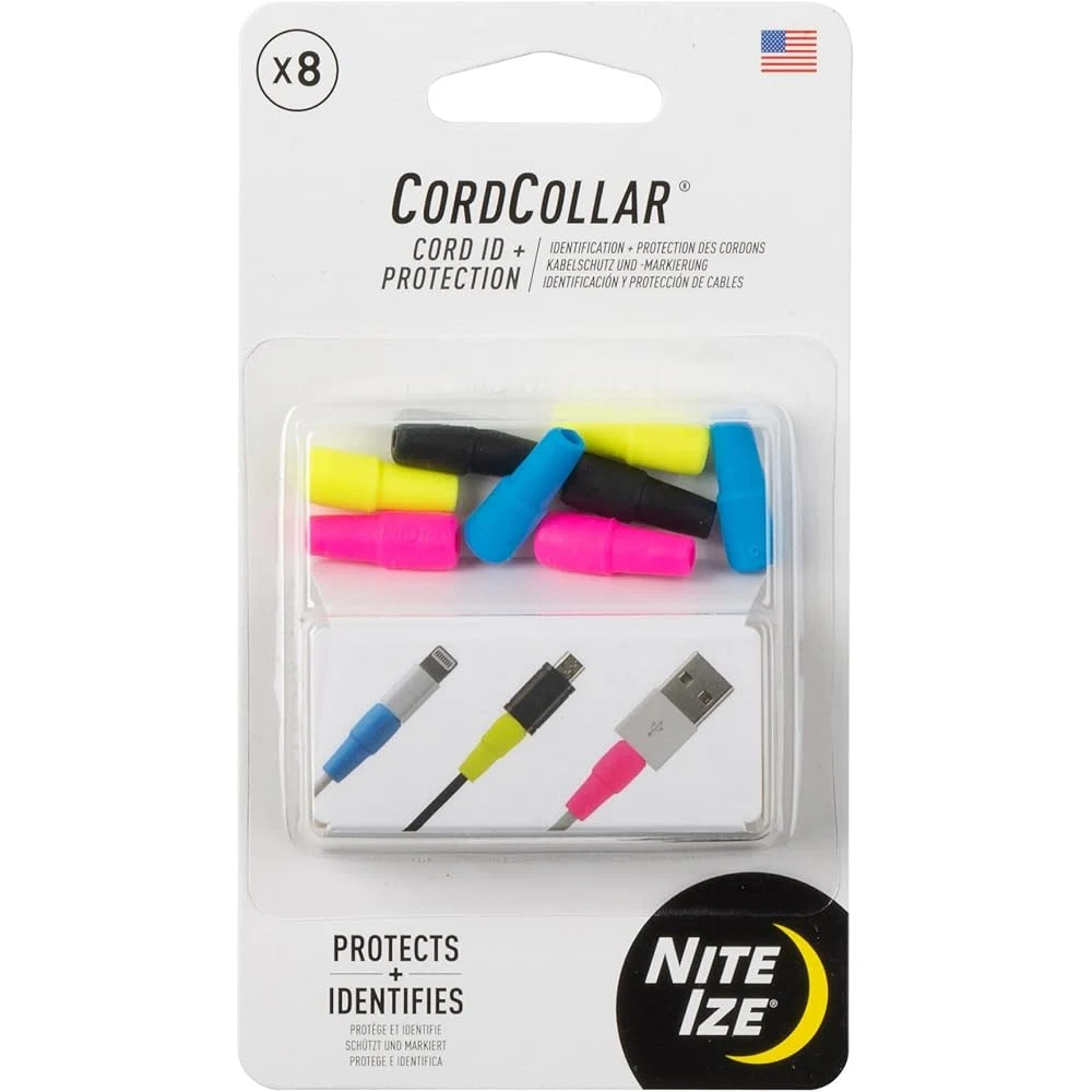Nite Ize CordCollar cable protectors, eight-pack